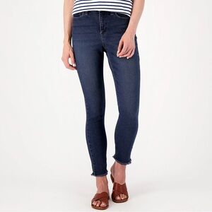 Laurie Felt Los Angeles Classic Clean Ankle dark wash Skinny Jeans